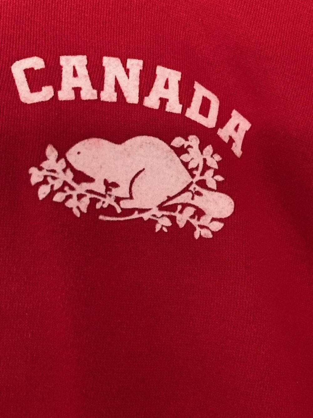 Roots Canada Women's Kanga Hoodie Sweatshirt Red Beaver Logo - Size Medium - Picture 3 of 11